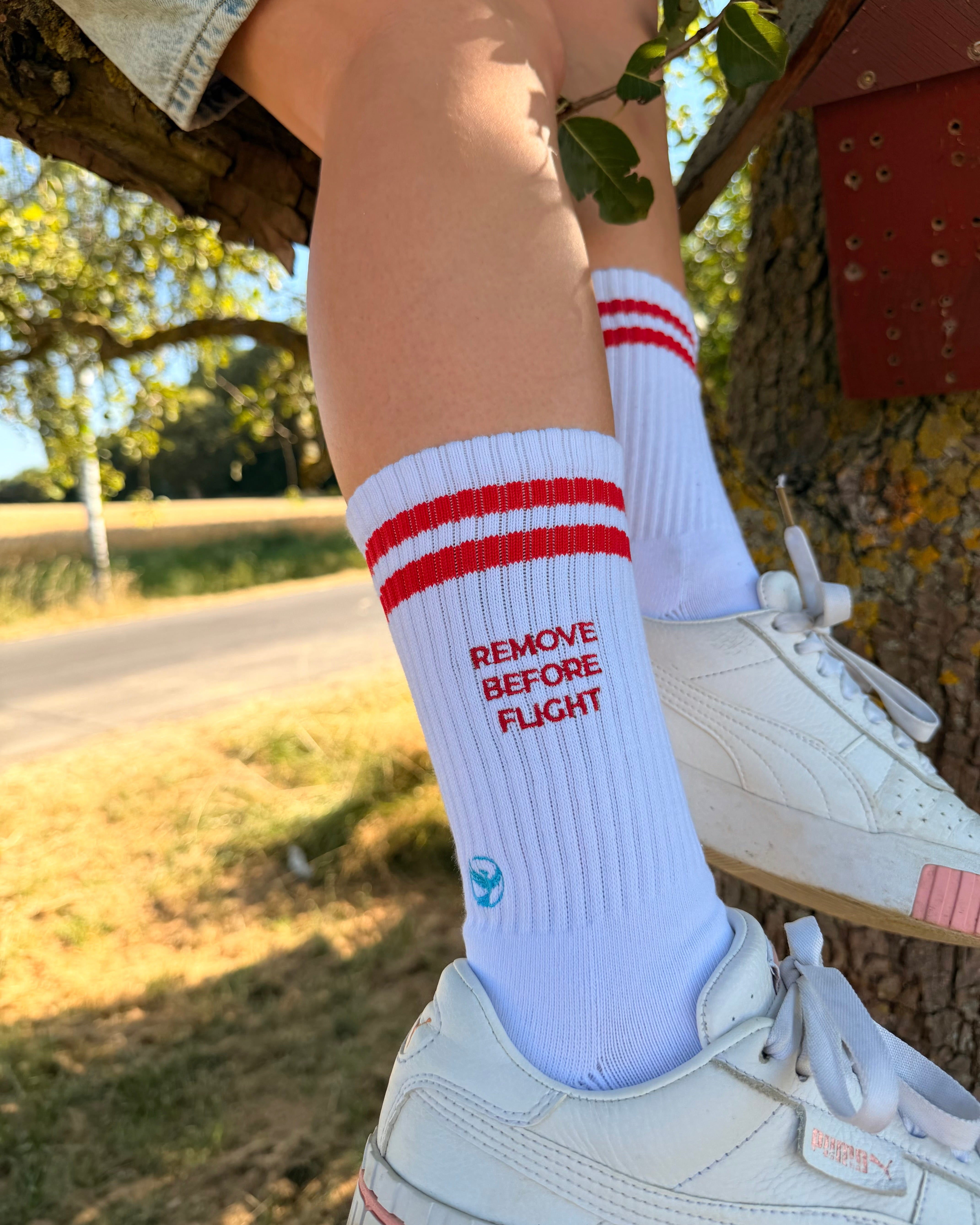 REMOVE BEFORE FLIGHT - Socks