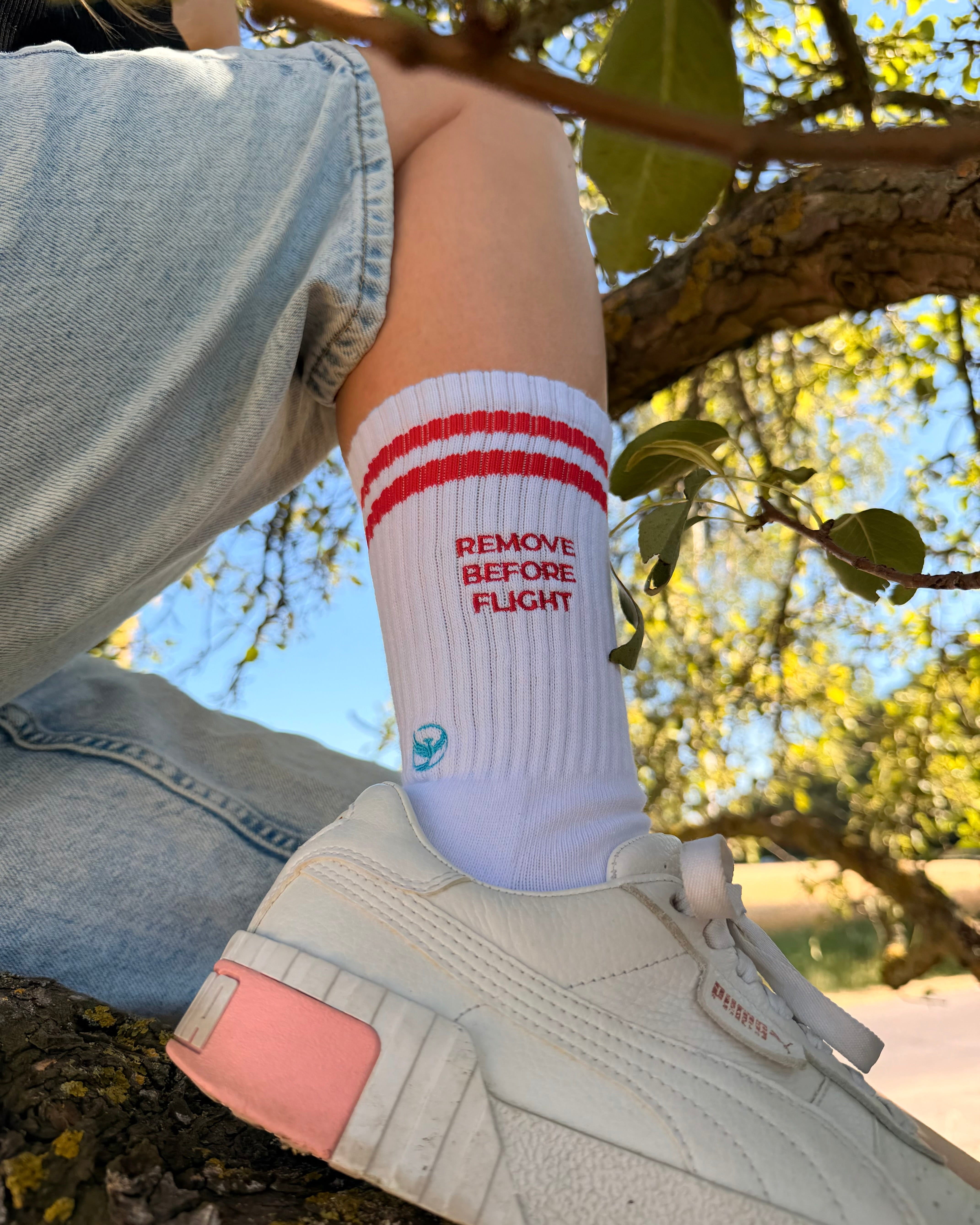 REMOVE BEFORE FLIGHT - Socks