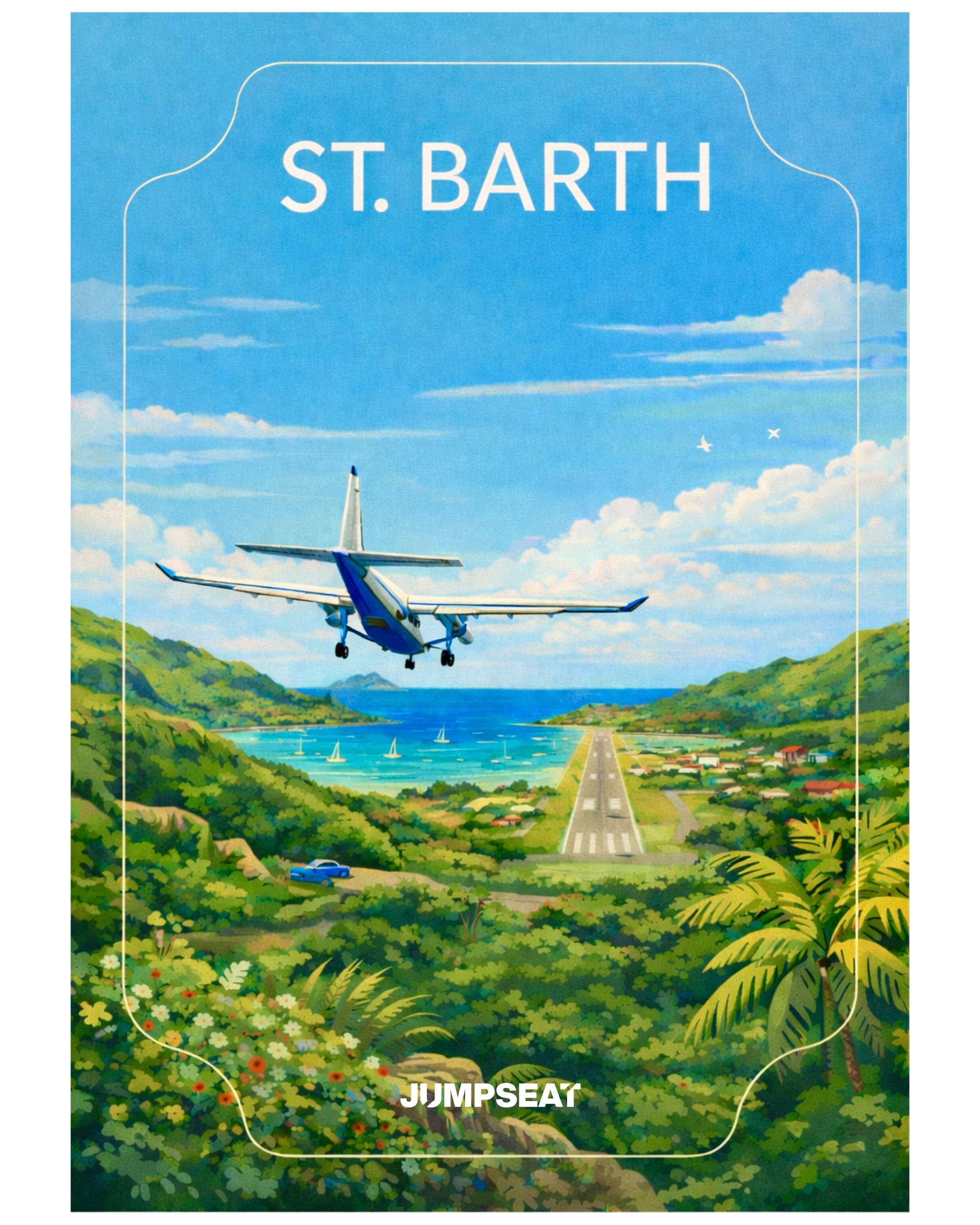 St. Barth - Sticker